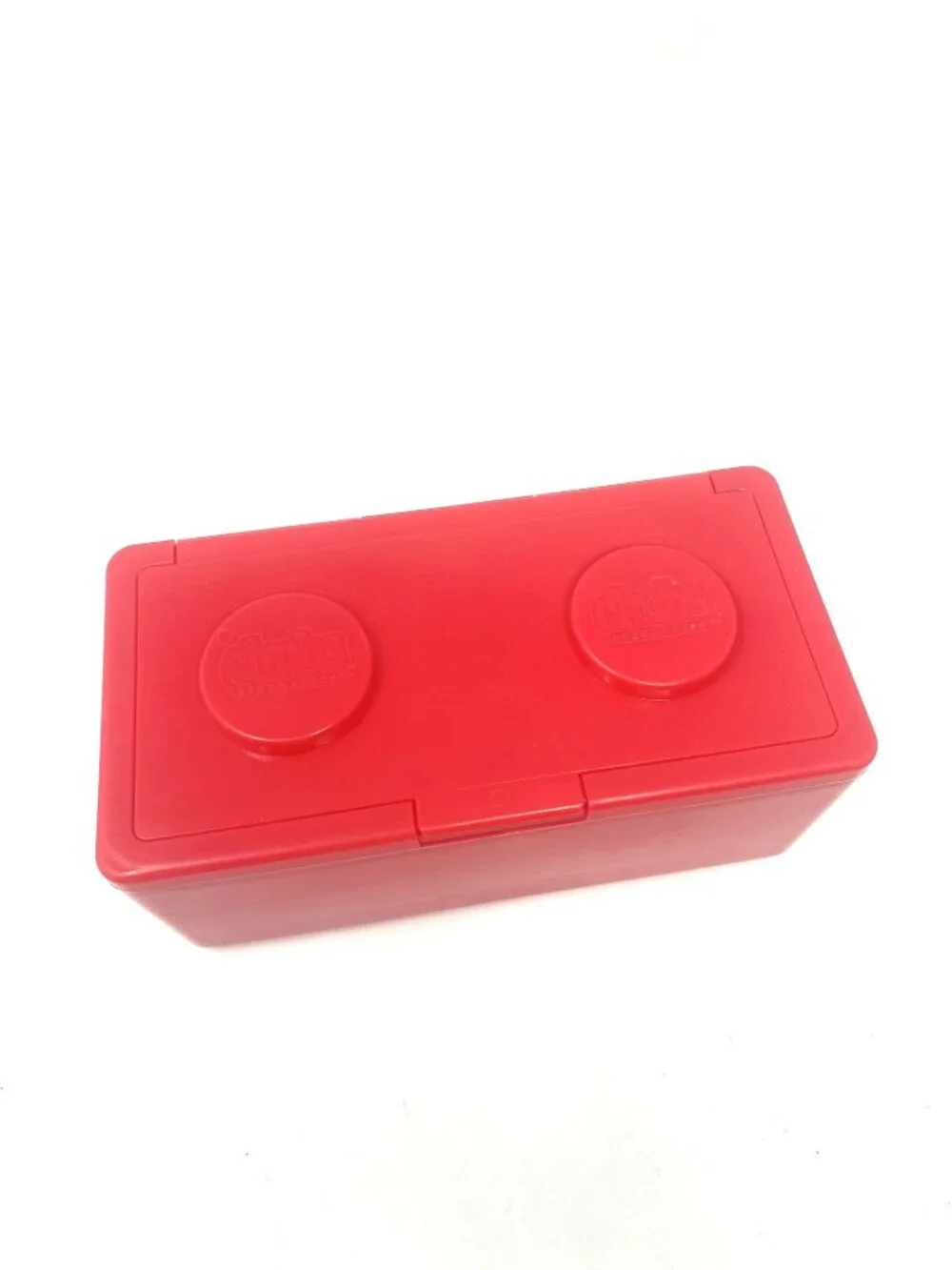 Vintage Chubbs Stackables Red Refillable Baby Wipes Storage Container EUC